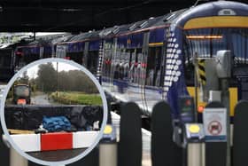 Trains from Edinburgh to Inverness and Aberdeen are running as normal again following disruption at the weekend caused by heavy rain. Photos by PA and Getty.