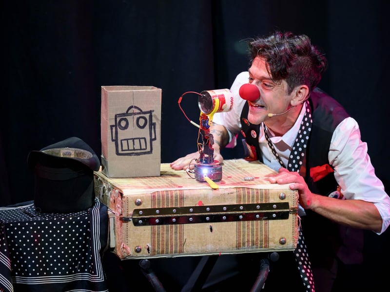 Mario the Maker Magician brings a family show full of original magic, handmade robots, and modern slapstick. Fast-paced, interactive, and full of heart, the ever-endearing Mario leads you through a romping explosion of contagious energy and belly laughs. For kids, adults, families; everyone! Mario brings his show to Edinburgh for the very first time. As seen on Sesame Street, Universal Kids, and live on tour with David Blaine
Underbelly, George Square (Udderbelly) 10.55am. Weekend: August 18-20, 25-27 (£13.50 / £12.50). Weekday: August 15-17, 21-24 (£12.50 / £11.50)