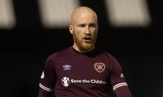 Striker Liam Boyce is available for Hearts' next two games.