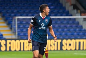 Ross County boss John Hughes has suggested a price for striker Ross Stewart. Picture: SNS