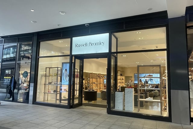 Bags and footwear brand Russell & Bromley was among the first brands to sign up to the St James Quarter shopping centre back in 2020.