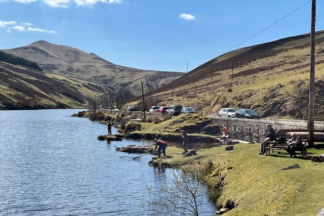 Loganlea is one of four reservoirs you can fish in the Pentland Hills.