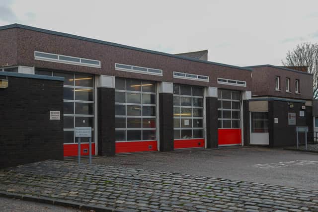 Edinburgh's Crewe Toll fire station is one of 14 fire stations across Scotland affected by RAAC, but all are continuing to operate.  Picture: Scott Louden.