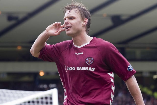 Spent two seasons at the club but only really did it for one. Not the most predatory of strikers, but showed amazing technique and was a hugely important member of the team which finished second in the SPL and won the Scottish Cup, including scoring against Hibs in the semi-final victory at Hampden Park.