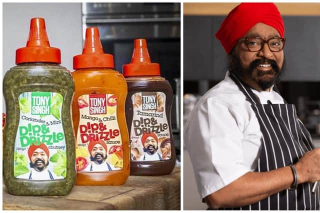 Edinburgh-born celebrity chef Tony Singh is launching a new range of tastebud-tingling sauces.