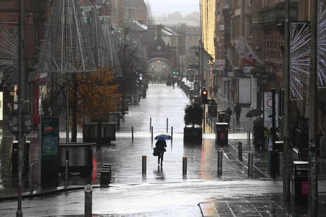 The streets of Glasgow (Photo: PA).