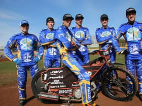 Monarchs are already missing James Sarjeant and Lasse Fredriksen through injury, left back row, and now Sam Masters, on bike, and Josh Pickering, right, will be absent at Glasgow this weekend. Picture: Jack Cupido.