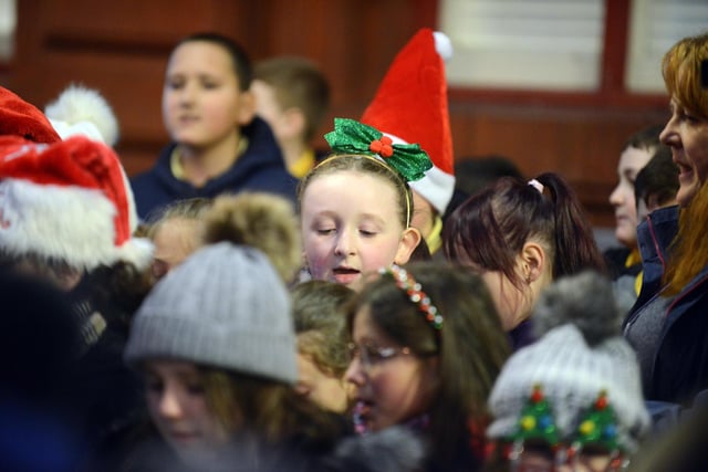 Jarrow Christmas lights switch-on with the Jarrow Cross C of E Primary School choir.