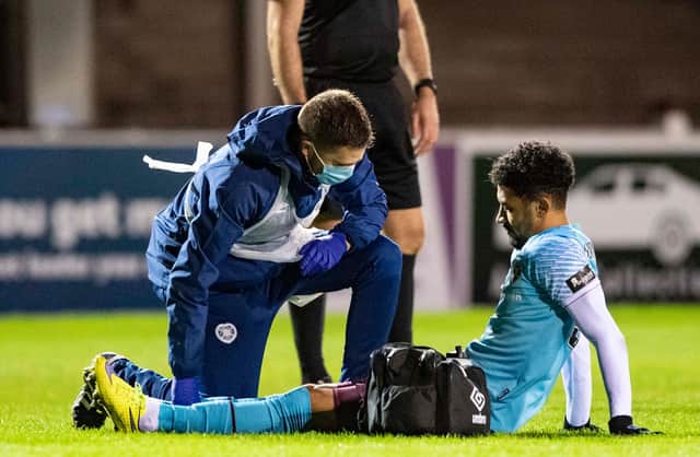 Hearts winger Josh Ginnelly misses the Hibs semi final. Picture: SNS