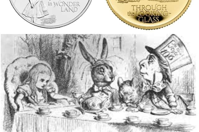 The Royal Mint has released a new coin to commemorate 150 years since Lewis Carrol’s classic Alice’s Adventures In Wonderland was first published.