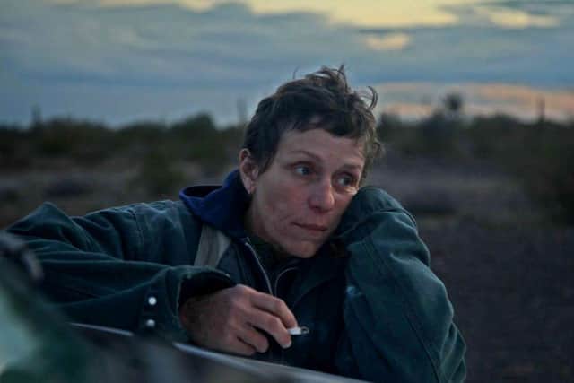 Frances McDormand as Fern in the Oscar-winning Nomadland