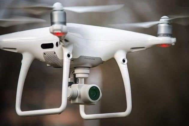 Eye in the sky - drones like this are used for aerial surveys
