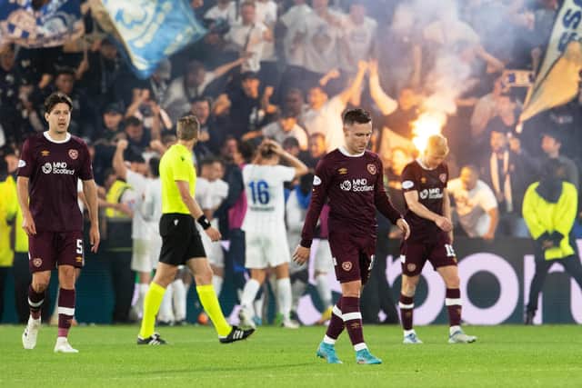 Zurich take the lead at Tynecastle. Picture:  Ross Parker / SNS