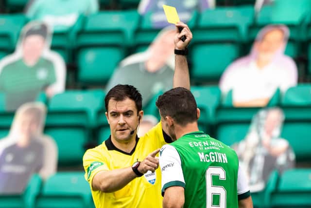 Paul McGinn has been booked five times so far this season