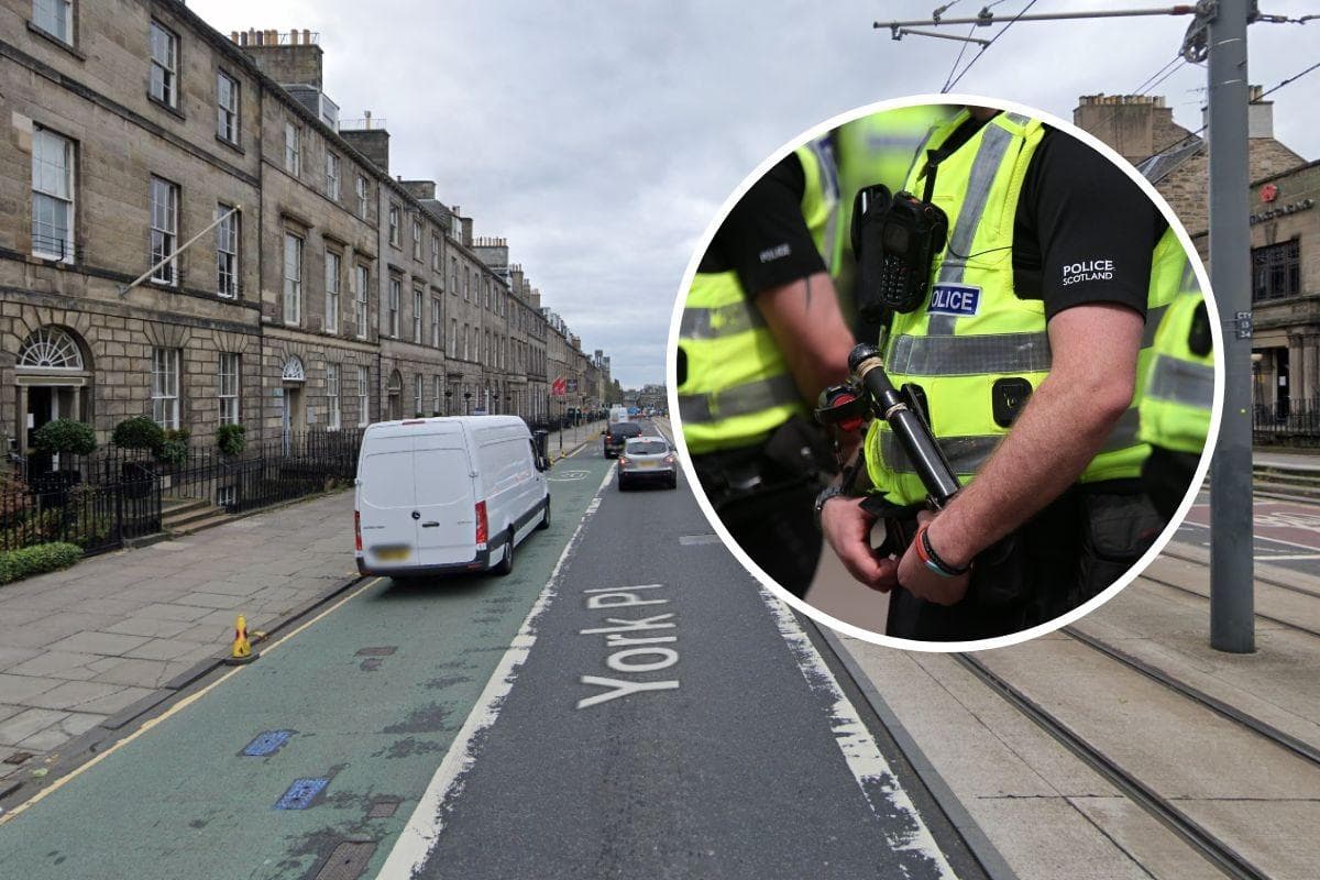 Police Riot Edinburgh Edinburgh crime: Police 'dressed in riot gear' arrest man after search ...