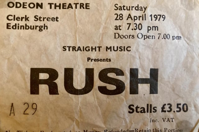 Kevin @LandoCakes sent over this gig ticket from 1979. He said: "Well, this was pretty good. They went on to do rather well."