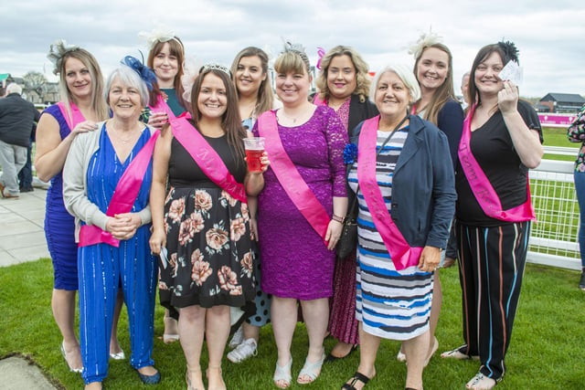 All the girls got together to celebrate Jodie Fette's hen do in Musselburgh on Saturday.