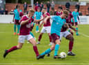 Ryan Schiavone in action for Hearts during a pre-season friendly against Linlithgow Rose (Photo by Craig Brown / SNS Group)