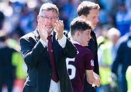 Levein during his time in the Tynecastle hotseat