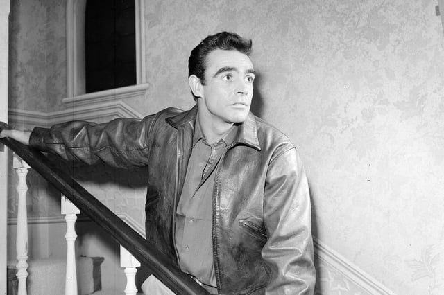 Sean Connery appearing in The Seashell at the King's Theatre in Edinburgh in 1959. Whilst in the city he stayed with his parents in Fountainbridge.