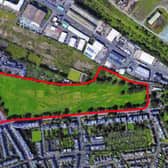 The red line shows the area covered by the Leith Links masterplan, now out for consultation.