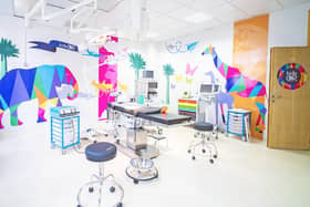 KidsOR works directly with medics across Africa and South America to transform hospital spaces, creating child-friendly surroundings and providing specialist equipment. Picture: contributed.