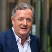Piers Morgan leaves BBC Broadcasting House, London, after appearing on the BBC One current affairs programme, Sunday Morning. Picture date: Sunday January 16, 2022.