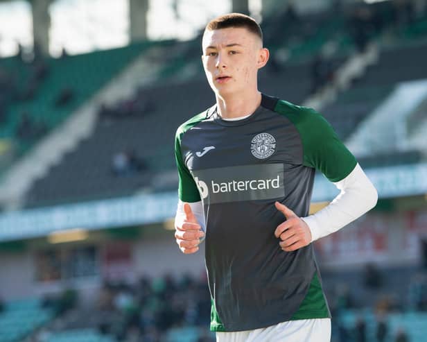 Jacob Blaney is eligible to feature for Hibs in this season's UEFA Youth League, the draw for which takes place on Wednesday at noon. Picture: Ross Parker / SNS