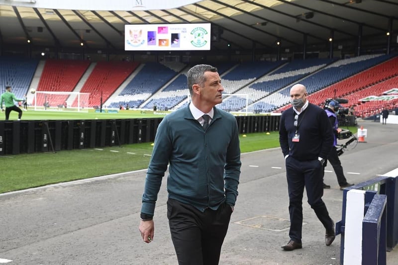 Period as Hibs manager: 2019-2021. Win ratio: 50%. 46 wins from 98 games. Jack Ross's Hibs finished the 2020–21 Scottish Premiership in third place, their highest finishing position in 16 years. They also reached the 2021 Scottish Cup Final, but lost 1–0 to St Johnstone. His sacking came 10 days before the team were due to play in the League Cup final.