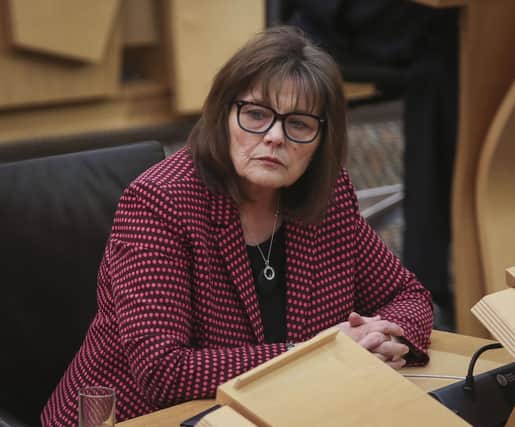 Health Secretary Jeane Freeman during a ministerial statement in the Scottish Parliament.