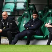 Steven Gerrard has raised concerns about the Easter Road pitch. Picture: SNS