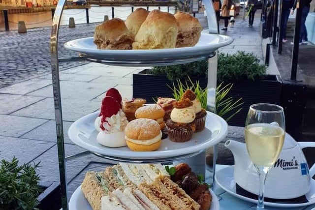 Mimi's Bakehouse has bakeries in Leith, Corstophine, Comely Bank and the Royal Mile. You can enjoy afternoon tea in or order it to be delivered.