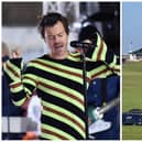 Before taking to the stage at BT Murrayfield Stadium on Friday night, Harry Styles enjoyed a game of the home at the Old Course In St Andrews.