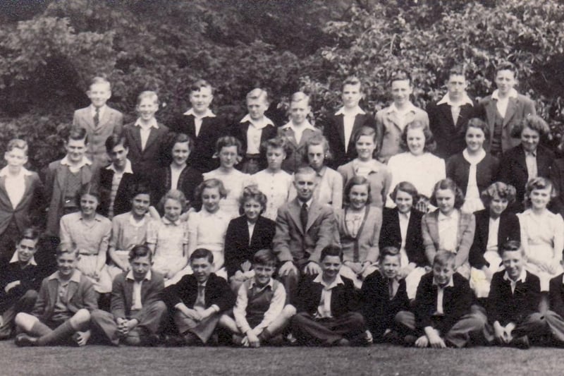 Class of 1954 at Hasland Hall School