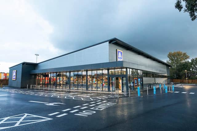 Submitted image of what the new Aldi Dalkeith store will look like.
