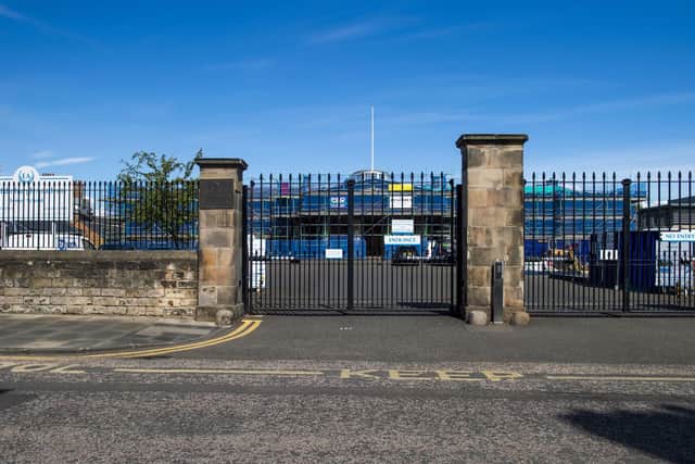 Edinburgh Academy, in Henderson Row, has apologised for 'brutal and unrestrained' historic abuse.  The Scottish Child Abuse Inquiry heard from nearly 50 witnesses whose evidence covered the years 1954 to 1995.  A total of 20 teaching staff were subject to allegations.  Picture: Lisa Ferguson.