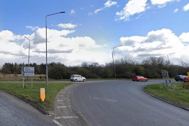 The roundabout will now have lower speed limits