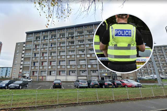Police were called to the sudden death of a man in Muirhouse, Edinburgh.