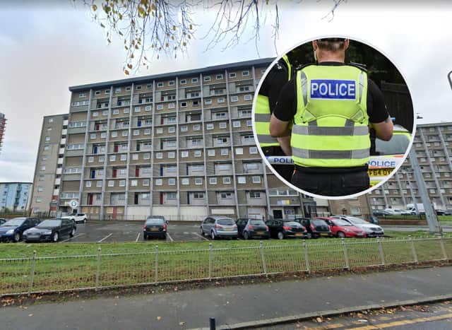 Police were called to the sudden death of a man in Muirhouse, Edinburgh.