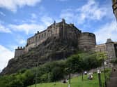 A 42-gun salute was fired at Edinburgh Castle