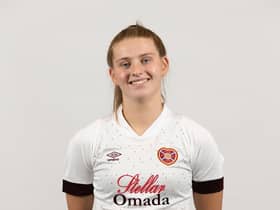 Monica Forsyth has been named Hearts Young Player of the Season. Credit: Hearts Women