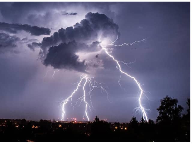 Thunderstorms are set to strike in Edinburgh later today (May 27), according to the Met Office.