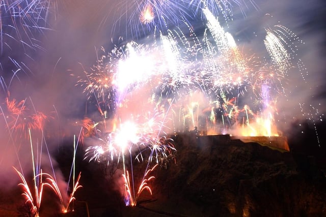 Fireworks kicked off the celebrations at Edinburgh's Hogmanay Street party as 2002 ended and 2003 began.