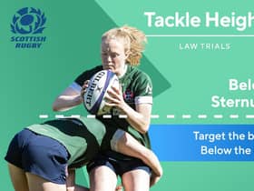 Scottish Rugby is trialling a new tackling law in the domestic game from next season