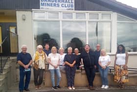 Danderhall and District Guerilla Gardeners at the miners club last week.