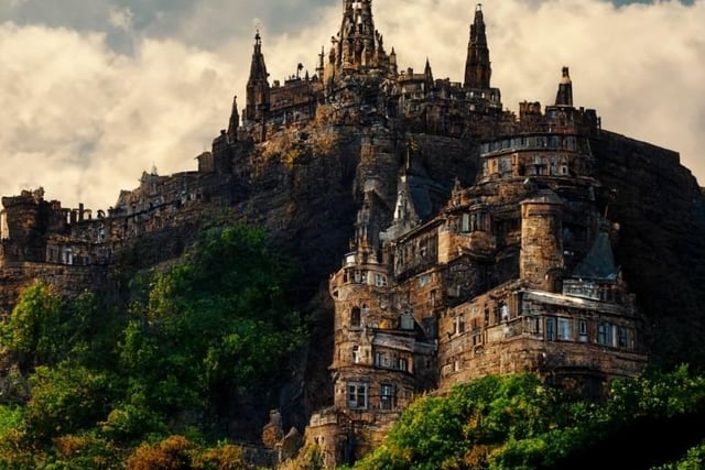 If Gaudi had a hand in designing Edinburgh Castle, it may have looked more like this…