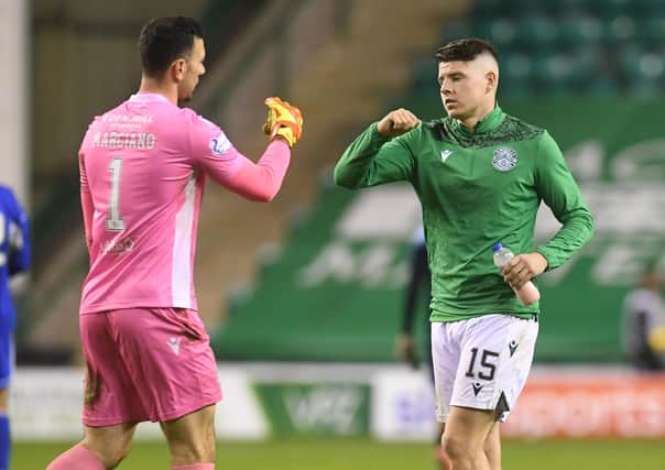 Ofir Marciano and Kevin Nisbet impressed again for Hibs.