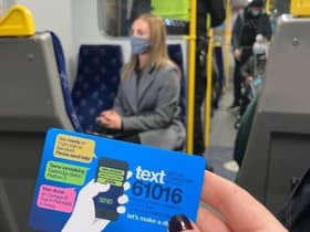 British Transport Police is promoting its 61016 text number to improve women's safety on the railways