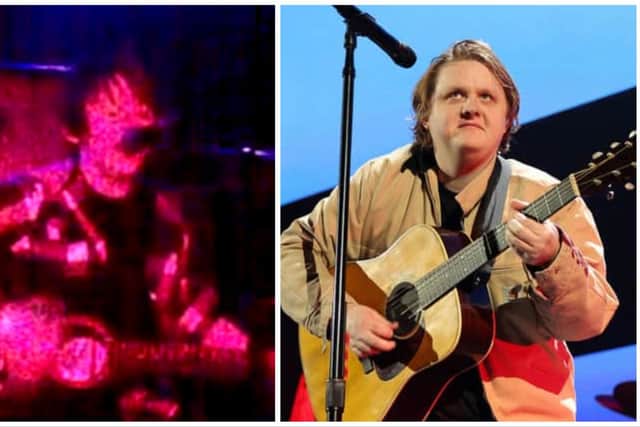 Footage of Lewis Capaldi's first ever live performance, in Edinburgh, aged 11, is available to watch online.