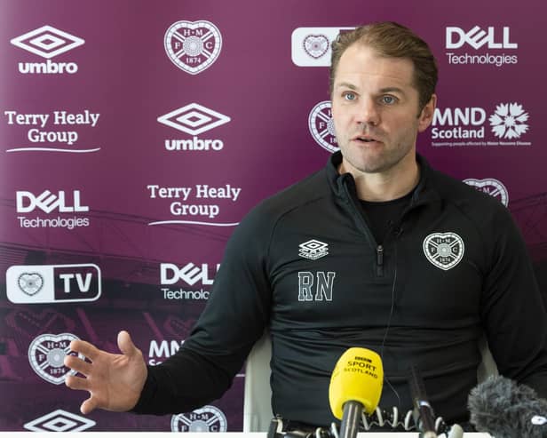 Hearts boss Robbie Neilson is welcoming some players back into the squad. Picture: SNS
